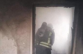 Söke’de ev yangını