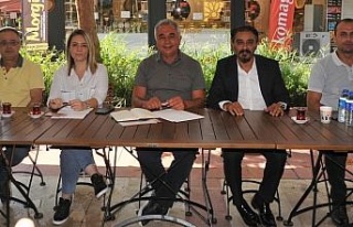 CHP İl Başkanı Çankır, Aydınlı gazeteciler...