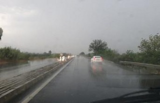 Kuyucak’da sağanak yağış etkili oldu