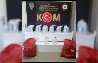Nazilli’de sahte içki operasyonu