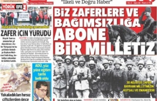 BİZ ZAFERLERE VE BAĞIMSIZLIĞA ABONE BİR MİLLETİZ.