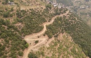 Çatak’ta yol çalışmaları devam ediyor