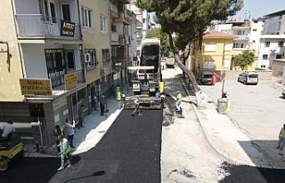 Efeler Belediyesi’nden Çankaya Caddesi’ne asfalt