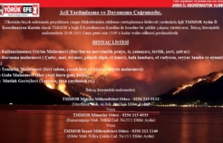 TMMOB” Biz bu yangınlarda ; Araç ulaşımının...