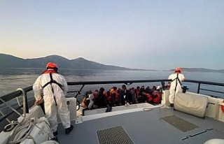 Aydın’da 120 düzensiz göçmen kurtarıldı