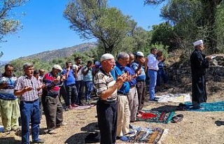 Köşk’te yağmur duası yapıldı