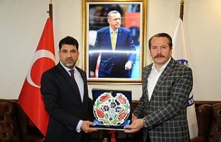 Rektör Aldemir, Memur-Sen Genel Başkanı Yalçın’ı...