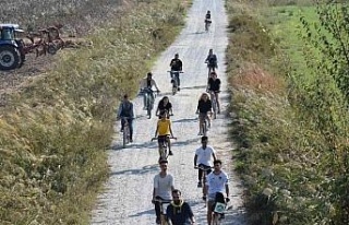 ADÜ Yenipazar MYO öğrencileri bisiklet turu yaptı