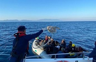 Aydın’da 79 düzensiz göçmen kurtarıldı
