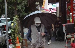 Aydın’da beklenen sağanak yağış başladı