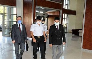 Korgeneral Çitil, Rektör Aldemir ile görüştü