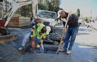 Kuşadası Belediyesi su baskınlarına karşı önlem...