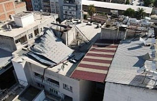 Nazilli Belediyesi, yağmur ve fırtınadan zarar...