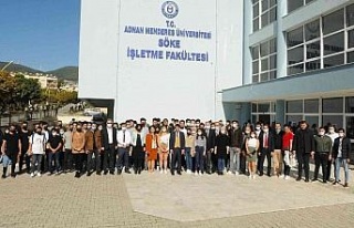 ADÜ rektörü Aldemir, Söke’de öğrencilerle...