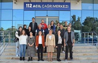 Aydın’da 112 Acil Çağrı Merkezi personeli eğitimden...