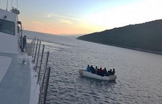 Aydın’da 13 düzensiz göçmen kurtarıldı