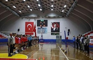 Aydın’da okul sporları voleybol müsabakaları...