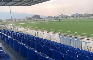 Buharkent’te, 250 kişilik tribün inşaatı tamamlandı