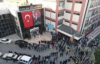 Efeler Belediyesi çalışanları Atatürk’ü andı
