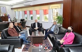 Kaymakam Yiğit, Başkan Atabay’la bir araya geldi