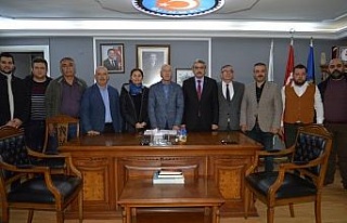 MHP’li Alıcık, TES-İş Başkanı Aydın’la...