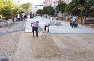 Nazilli Cumhuriyet Mahallesi’ndeki çalışmalarda...