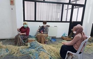Söke’de balık ağı örme kursları yoğun talep...