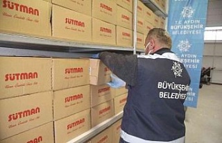 Aydın Büyükşehir ücretsiz süt dağıtımına...