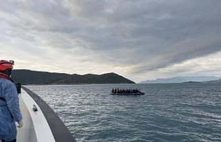 Aydın’da 32 düzensiz göçmen kurtarıldı