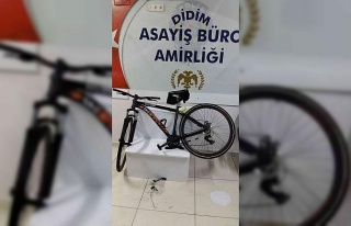Didim’de çalınan bisikletler bulundu