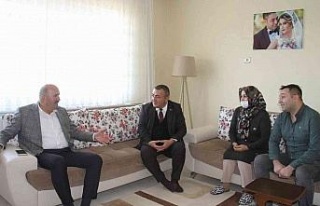 Doğalgaz mutluluğuna vatandaştan kahveli teşekkür