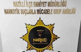 Durdurulan araçta 400 gram esrar ele geçirildi