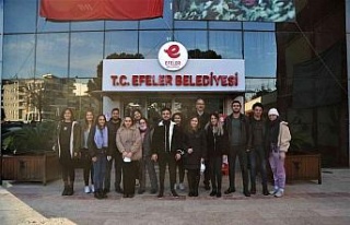 Efeler Belediyesi tıp öğrencilerini ağırladı
