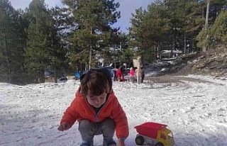 Paşa Yaylası beyaza büründü