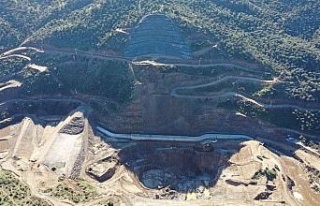 Sarıçay Barajı’nda çalışmalar aralıksız...