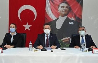 Vali Aksoy, Köşklü muhtarlar ile bir araya geldi