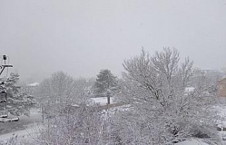 Aydın yaylaları beyaza büründü