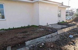 Köşk’te modern düğün salonu çalışmalarında...