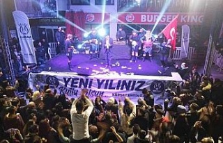 Nazilli yeni yılı büyük coşku ile karşıladı