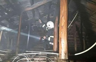 Nazilli’de ev yangını