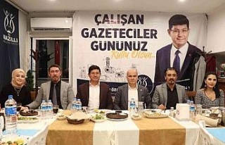 Nazilli’de gazetecilerin onuruna yemek verildi