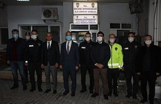 Yeni yıla görevi başında girenleri unutmadılar