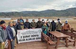 Azap Gölü’nde bir araya gelerek sorunları görüştüler