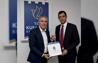 CHP Kars İl Başkanı Toraman, Başkan Günel ile...