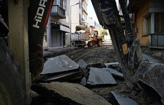 Söke Belediyesi Mimar Sinan Caddesi’ni yeniliyor