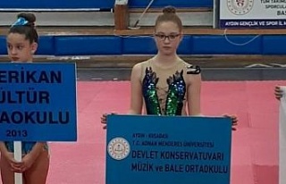 ADÜ Devlet Konservatuarı Öğrencisi Ersoy, jimnastik...