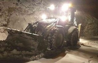 Aydın Büyükşehir Belediyesi karla mücadele çalışmalarını...