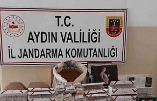 Aydın’da 22 kilo kaçak tütün ele geçirildi
