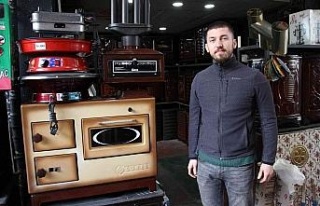 Baharı beklerken kış geri geldi, kömür sobası...