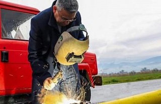 Başkan Güler, Doğalgaz Nakil Hattı bağlantısına...